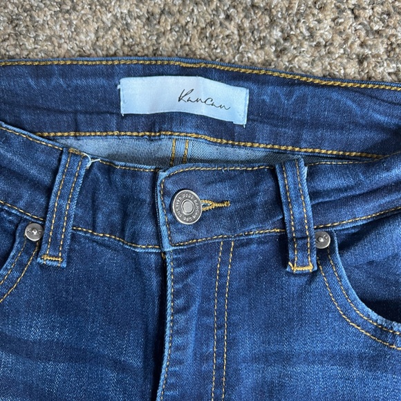 Kancan mid rise super skinny jeans dark wash size 5/26 - Picture 5 of 8